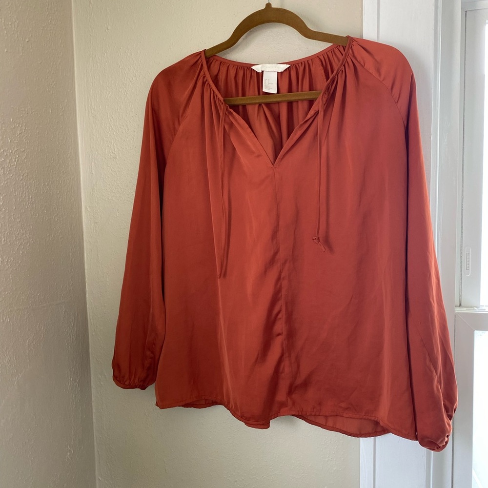 H&M silky blouse